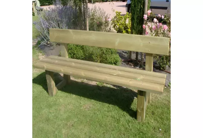 Banc extérieur en bois