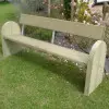 Banc en bois avec dossier