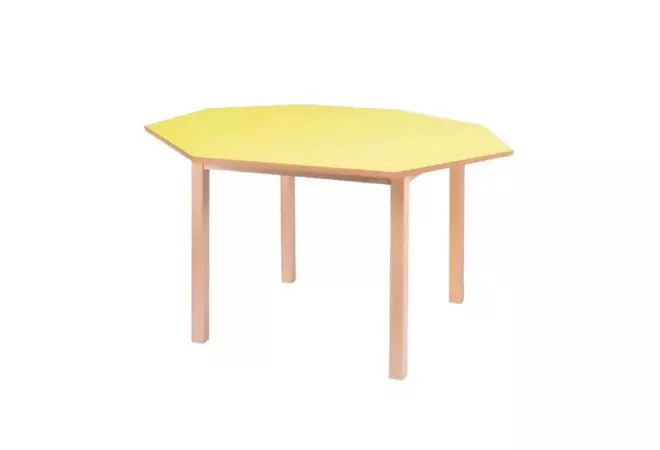 Table école maternelle octogonale