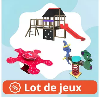 Lot aire de jeux extérieur Gymino