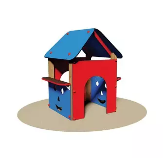 Cabane en bois enfant