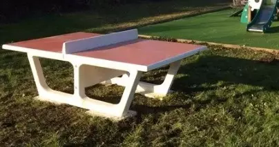 Mobilier béton : zoom sur la table de ping-pong 4/4